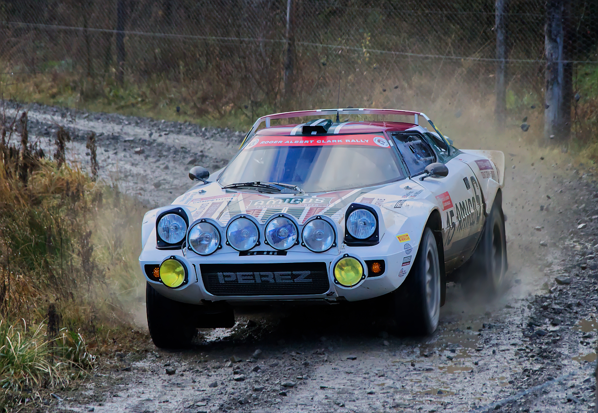 Lancia Stratos in Kielder Forest